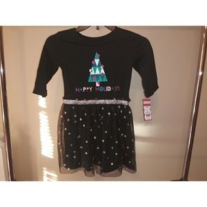 NWT Girls Christmas Holiday Tutu Dress